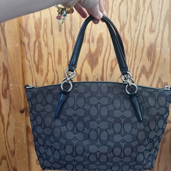 Vintage Black Coach Bag - Picture 2 of 3